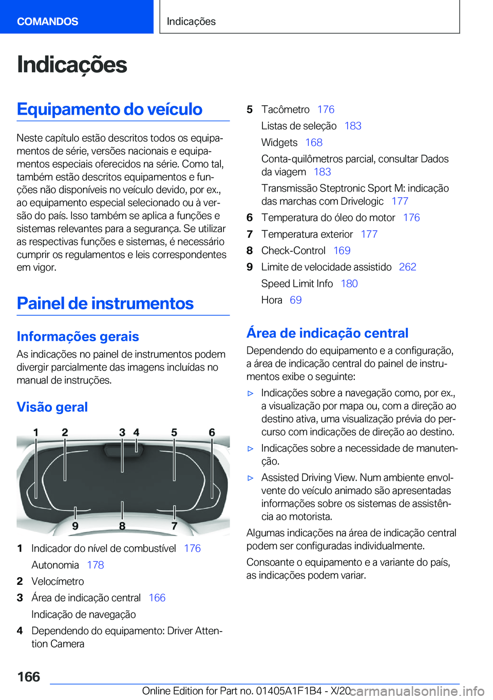 BMW M5 2021  Manual do condutor (in Portuguese) �I�n�d�i�c�a�