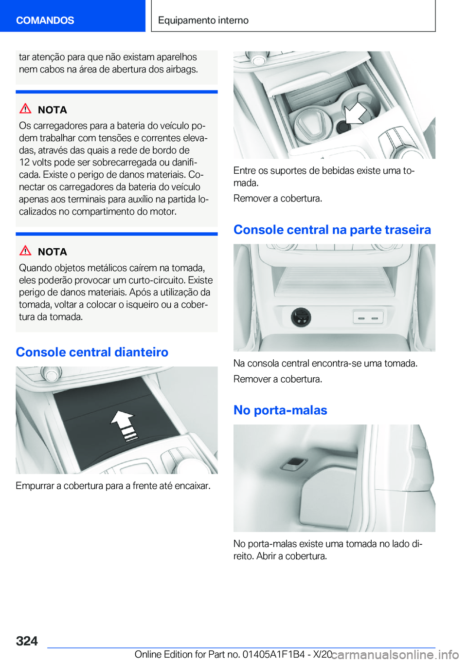 BMW M5 2021  Manual do condutor (in Portuguese) �t�a�r��a�t�e�n�