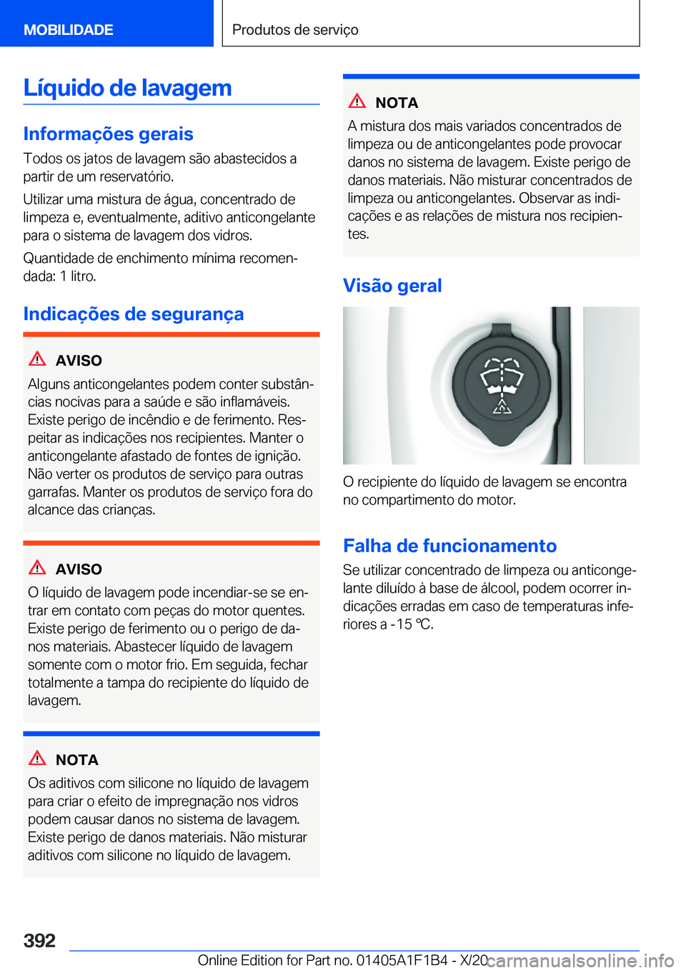 BMW M5 2021  Manual do condutor (in Portuguese) �L�