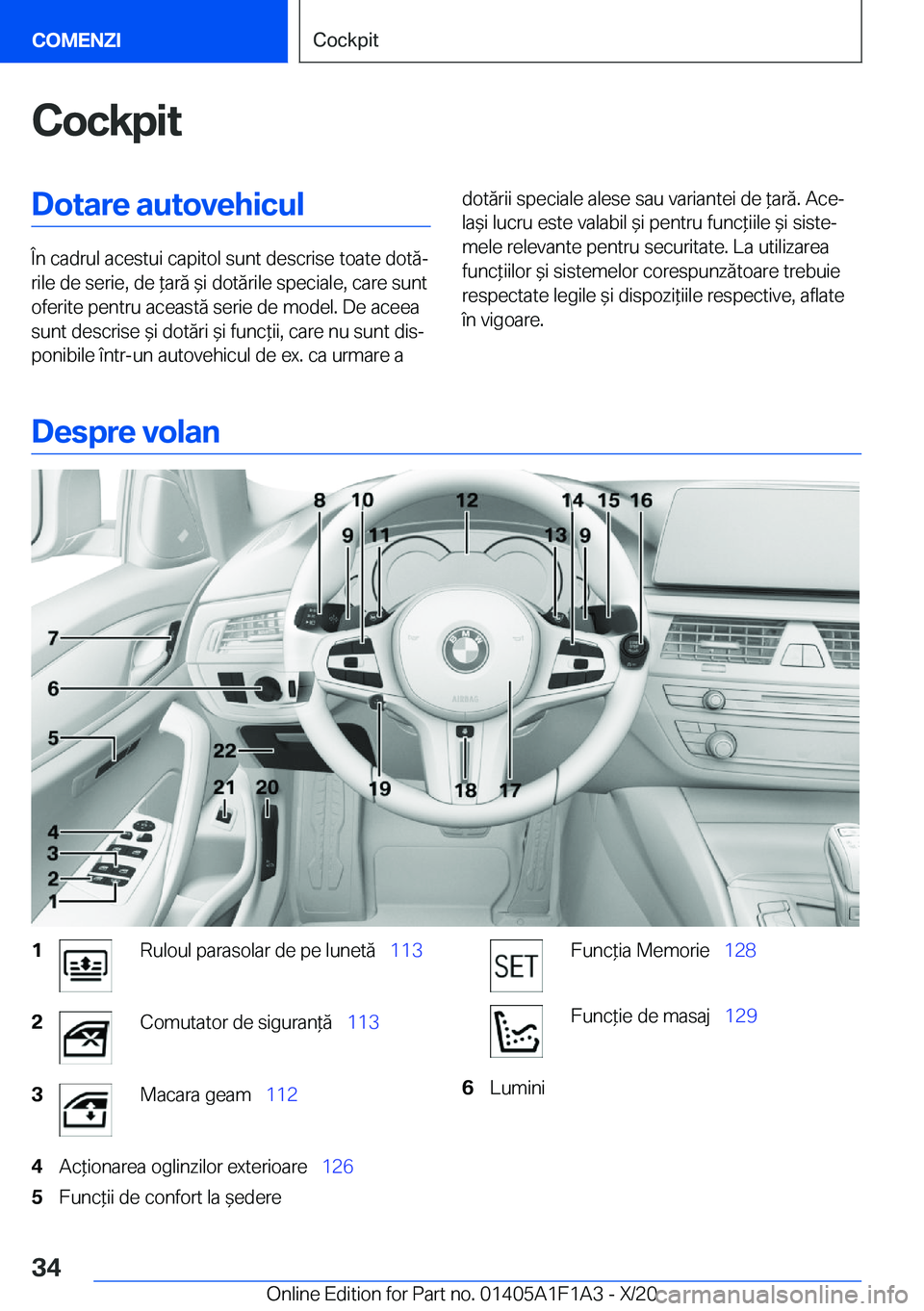 BMW M5 2021  Ghiduri De Utilizare (in Romanian) �C�o�c�k�p�i�t�D�o�t�a�r�e��a�u�t�o�v�e�h�i�c�u�l
�