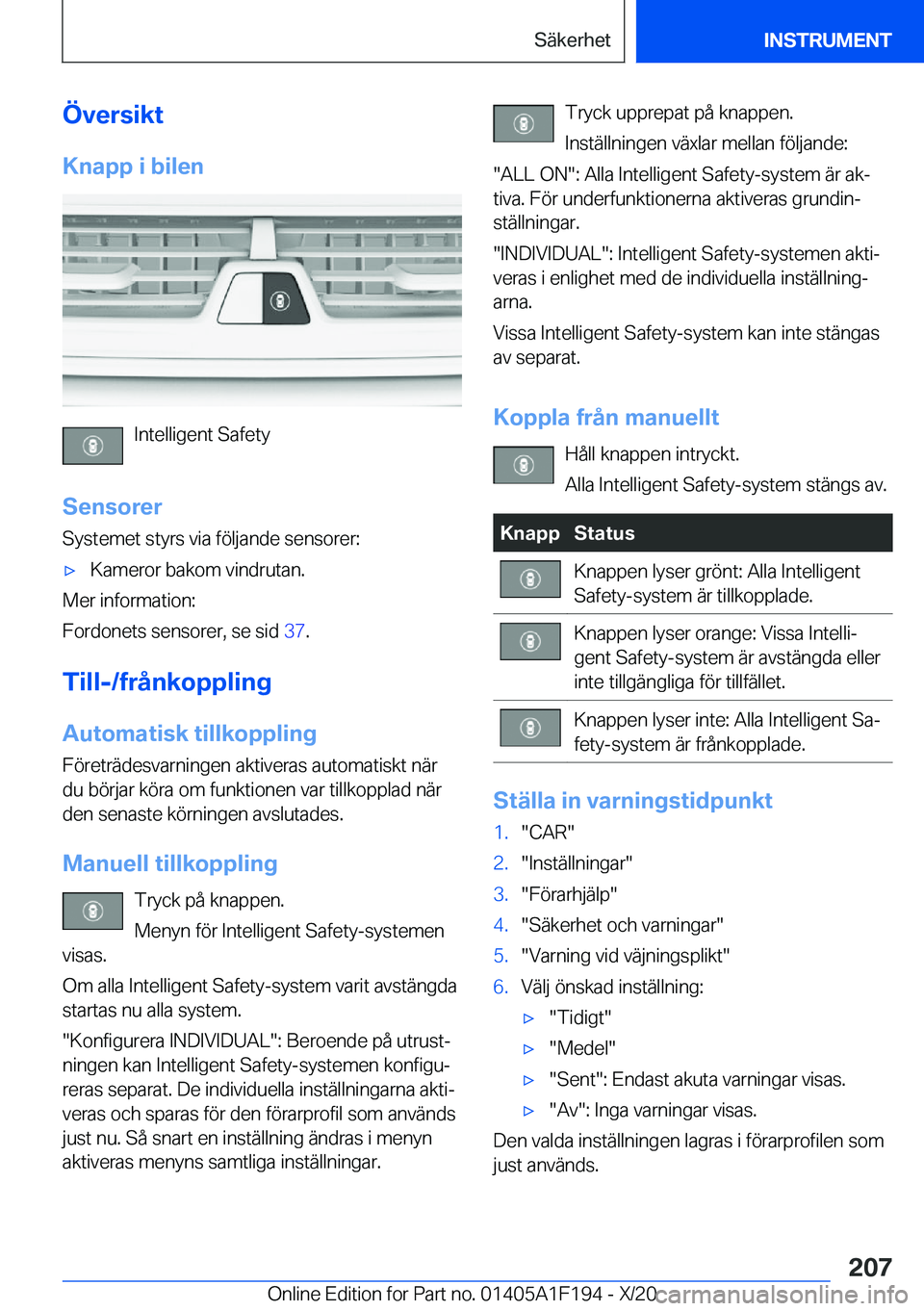 BMW M5 2021  InstruktionsbÖcker (in Swedish) �
