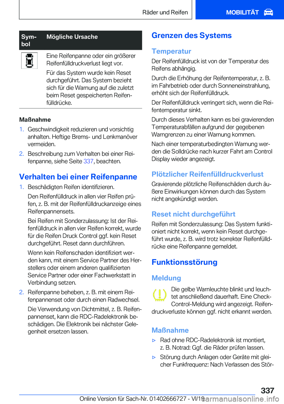 BMW M5 2020  Betriebsanleitungen (in German) �S�y�mj
�b�o�l�M�