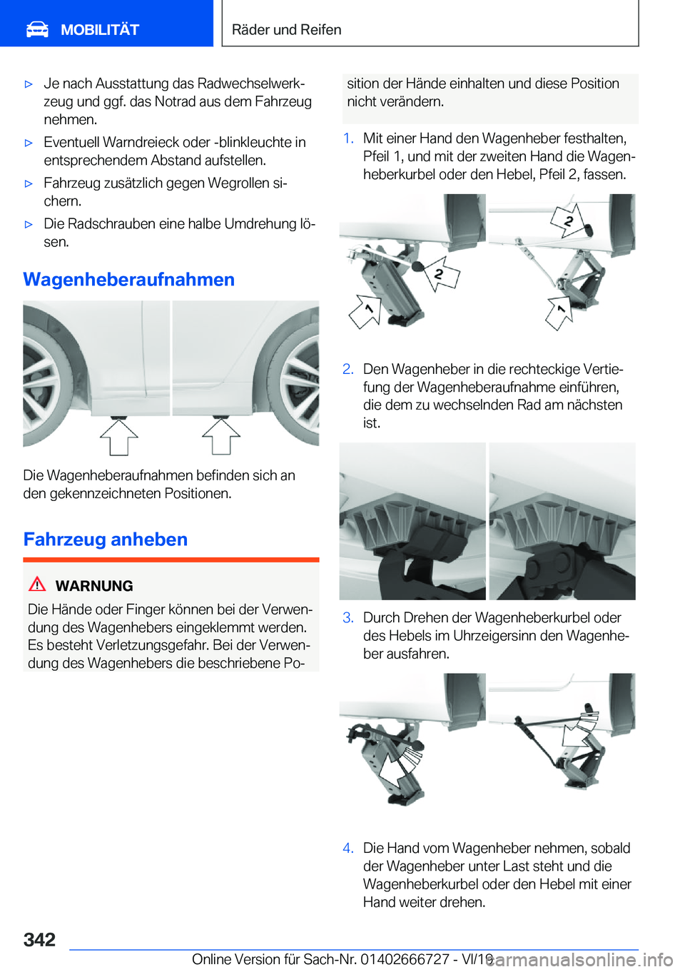 BMW M5 2020  Betriebsanleitungen (in German) 'x�J�e��n�a�c�h��A�u�s�s�t�a�t�t�u�n�g��d�a�s��R�a�d�w�e�c�h�s�e�l�w�e�r�kj�z�e�u�g��u�n�d��g�g�f�.��d�a�s��N�o�t�r�a�d��a�u�s��d�e�m��F�a�h�r�z�e�u�g
�n�e�h�m�e�n�.'x�E�v�e�n�t�u�