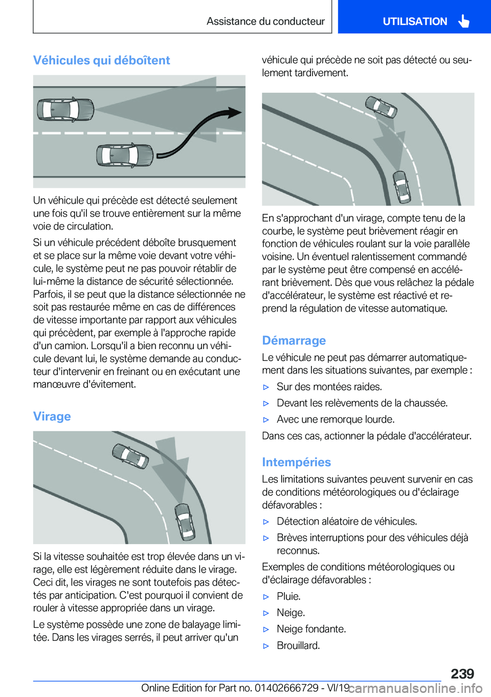 BMW M5 2020  Notices Demploi (in French) �V�é�h�i�c�u�l�e�s��q�u�i��d�é�b�o�