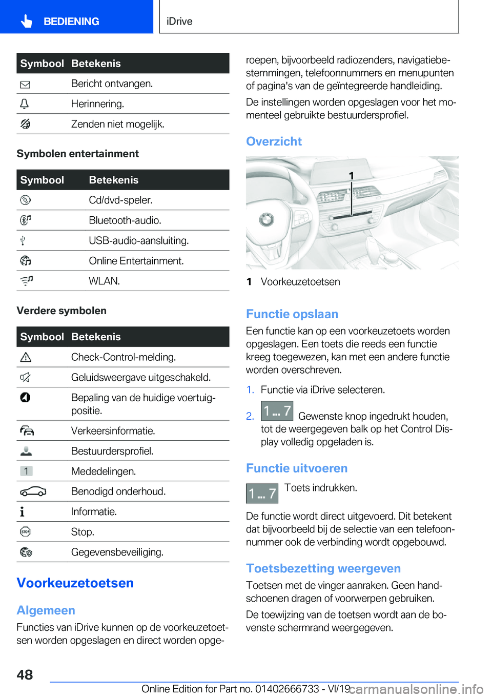 BMW M5 2020  Instructieboekjes (in Dutch) �S�y�m�b�o�o�l�B�e�t�e�k�e�n�i�s��B�e�r�i�c�h�t��o�n�t�v�a�n�g�e�n�.��H�e�r�i�n�n�e�r�i�n�g�.��Z�e�n�d�e�n��n�i�e�t��m�o�g�e�l�i�j�k�.
�S�y�m�b�o�l�e�n��e�n�t�e�r�t�a�i�n�m�e�n�t
�S�y�m�b�o�o�l