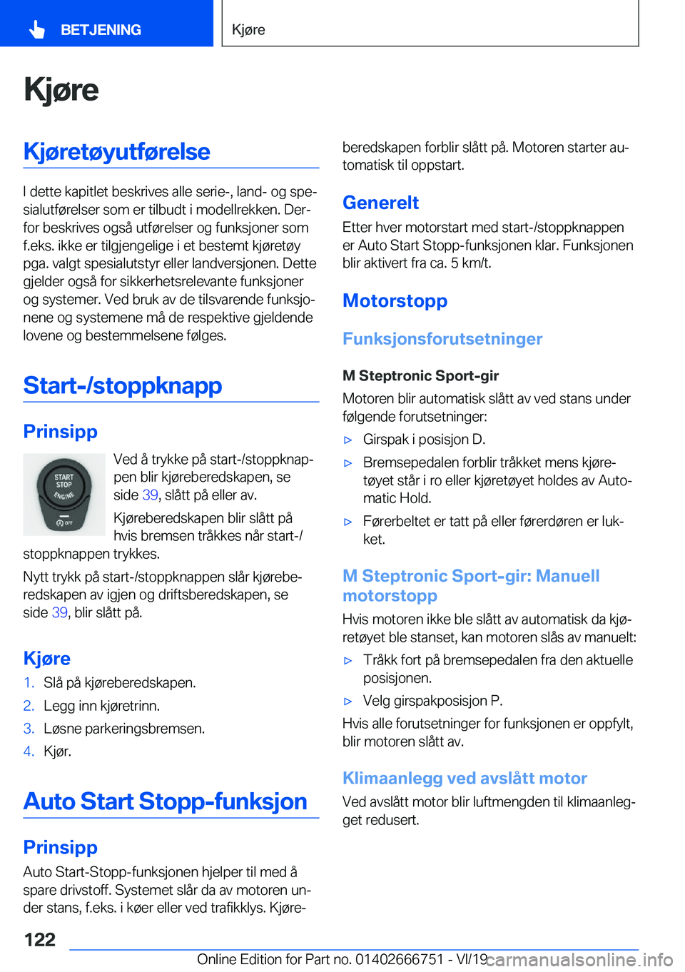 BMW M5 2020  InstruksjonsbØker (in Norwegian) �K�j�