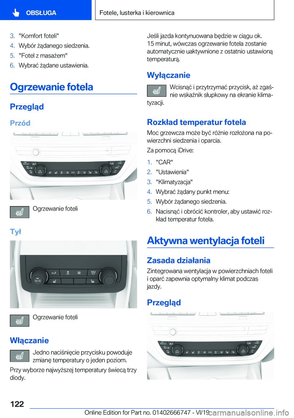 BMW M5 2020  Instrukcja obsługi (in Polish) �3�.��K�o�m�f�o�r�t��f�o�t�e�l�i��4�.�W�y�b�