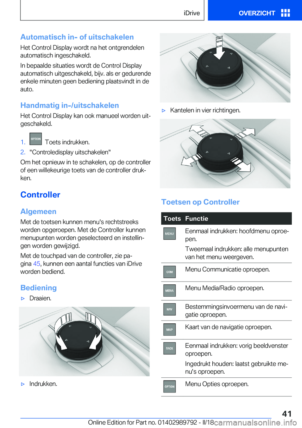 BMW M5 2018  Instructieboekjes (in Dutch) �A�u�t�o�m�a�t�i�s�c�h��i�n�-��o�f��u�i�t�s�c�h�a�k�e�l�e�n
�H�e�t� �C�o�n�t�r�o�l� �D�i�s�p�l�a�y� �w�o�r�d�t� �n�a� �h�e�t� �o�n�t�g�r�e�n�d�e�l�e�n
�a�u�t�o�m�a�t�i�s�c�h� �i�n�g�e�s�c�h�a�k�e�l