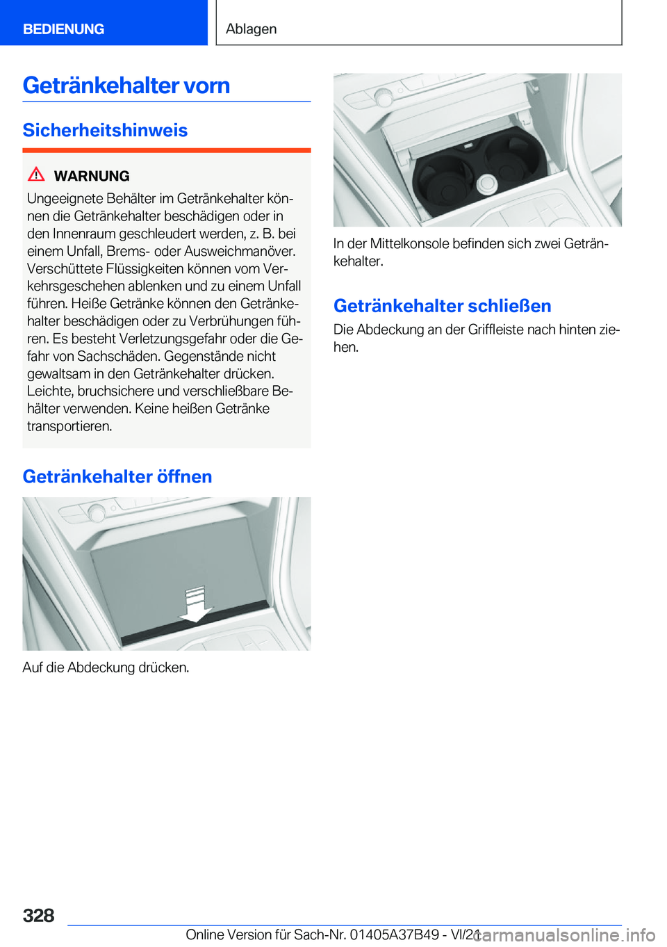 BMW M8 2022  Betriebsanleitungen (in German) �G�e�t�r�