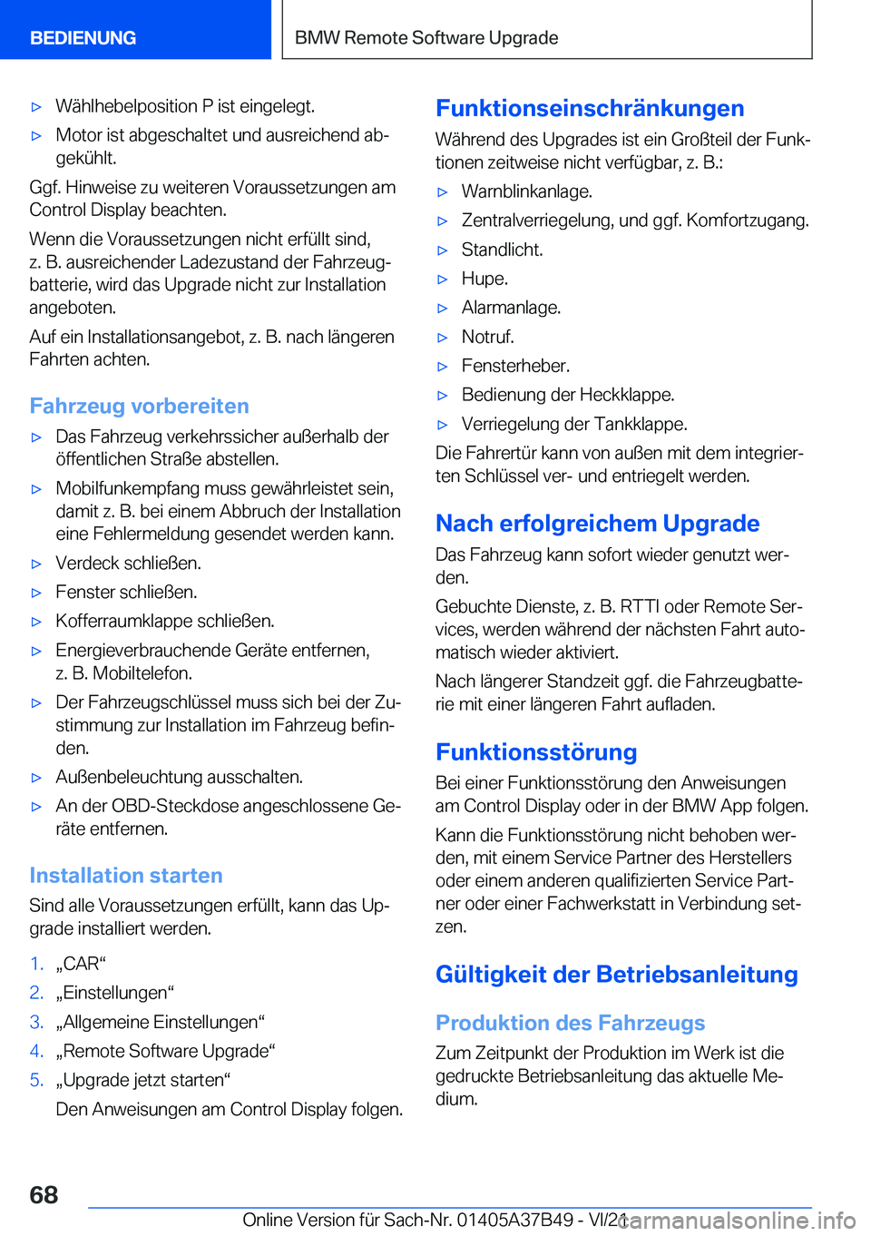 BMW M8 2022  Betriebsanleitungen (in German) 'x�W�