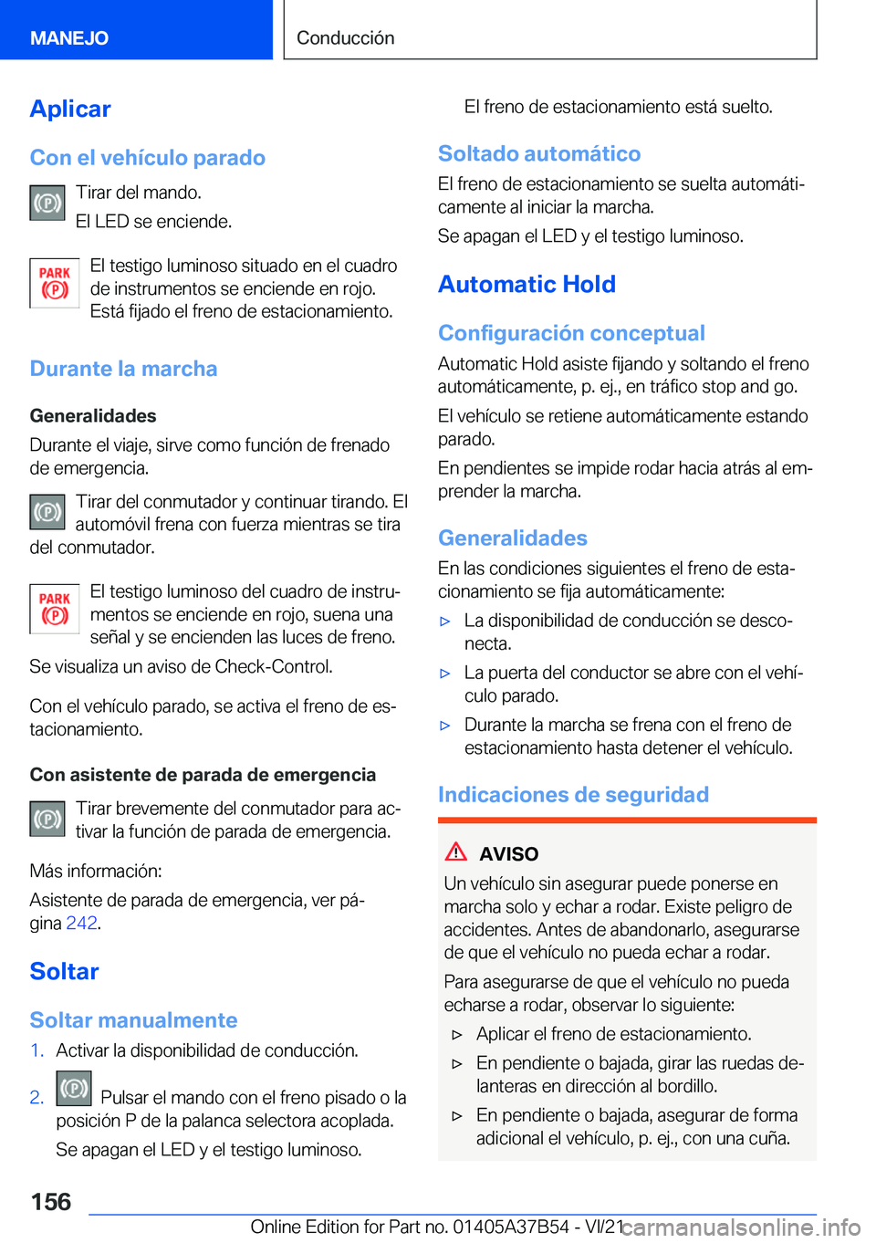 BMW M8 2022  Manuales de Empleo (in Spanish) �A�p�l�i�c�a�r�C�o�n��e�l��v�e�h�
