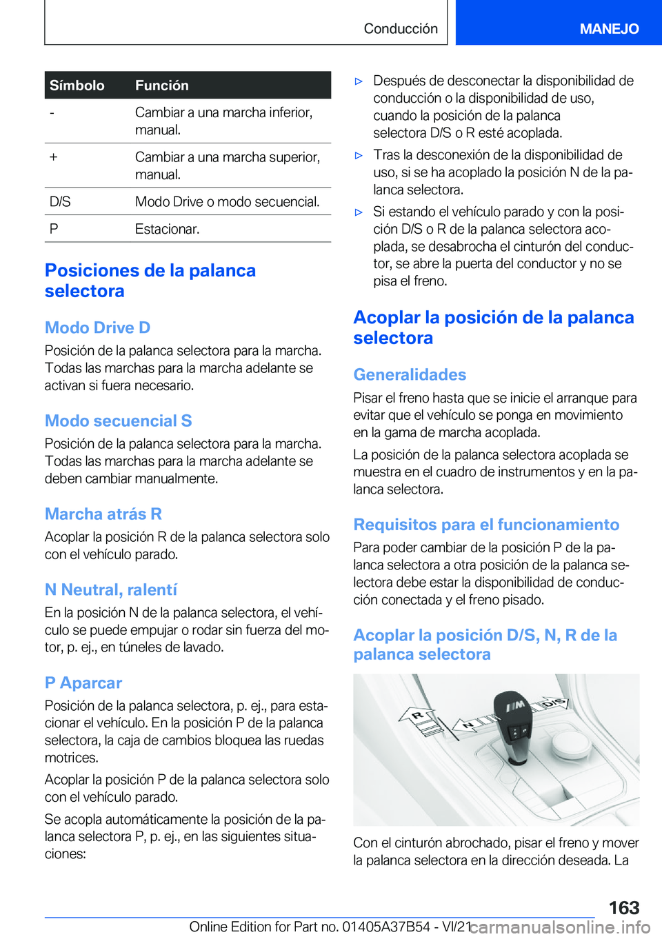 BMW M8 2022  Manuales de Empleo (in Spanish) �S�