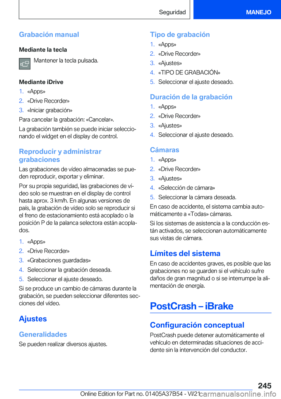 BMW M8 2022  Manuales de Empleo (in Spanish) �G�r�a�b�a�c�i�