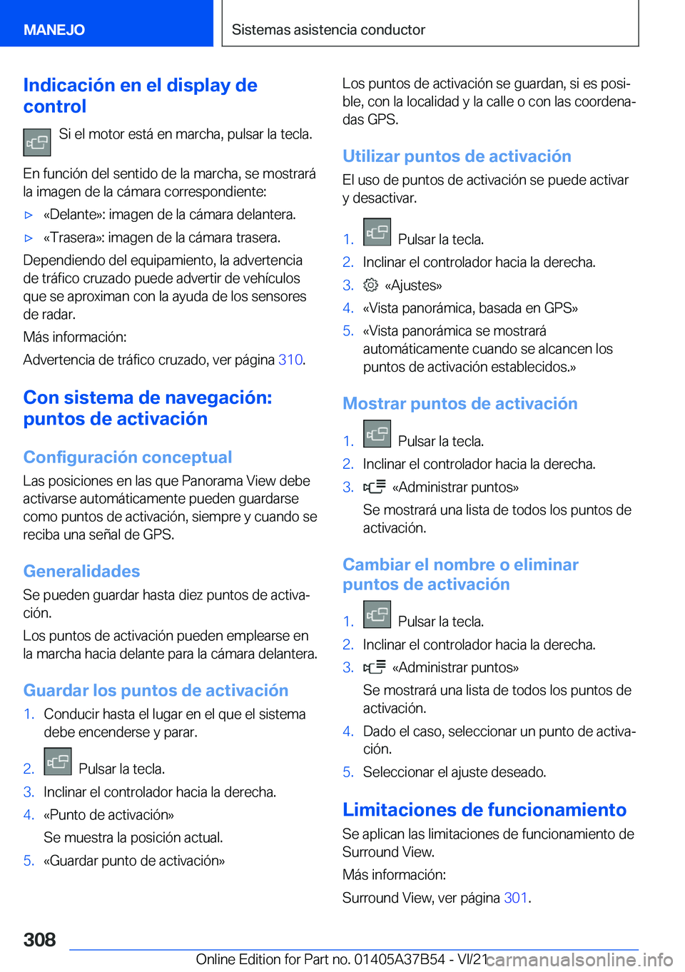 BMW M8 2022  Manuales de Empleo (in Spanish) �I�n�d�i�c�a�c�i�
