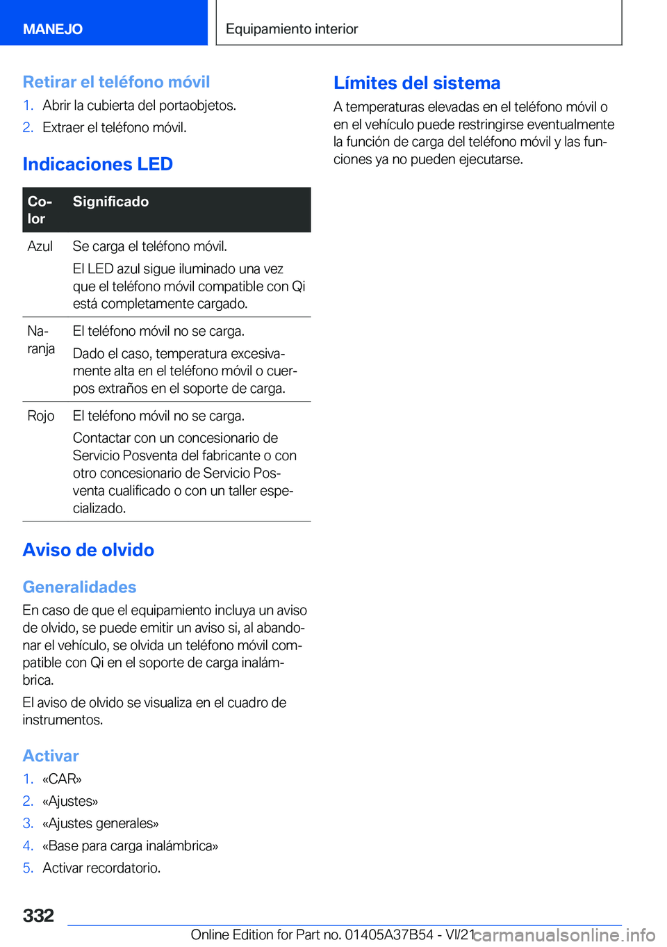 BMW M8 2022  Manuales de Empleo (in Spanish) �R�e�t�i�r�a�r��e�l��t�e�l�