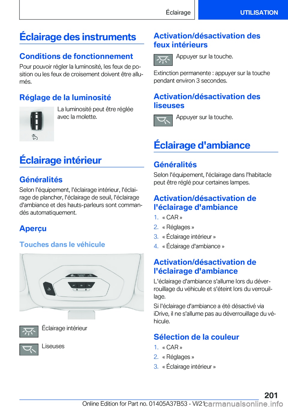 BMW M8 2022  Notices Demploi (in French) �