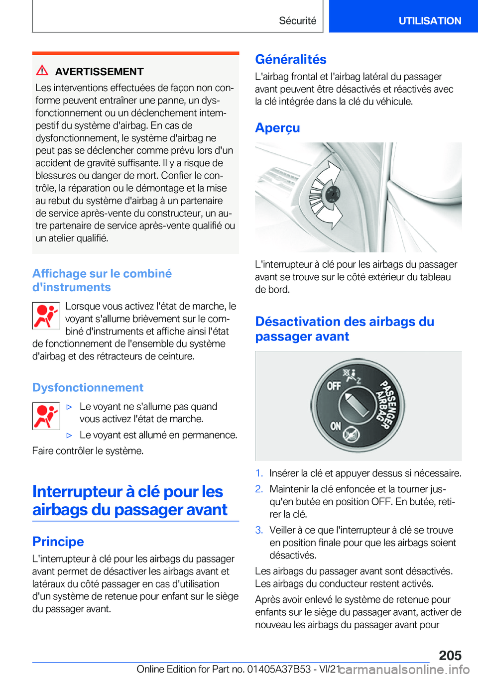 BMW M8 2022  Notices Demploi (in French) �A�V�E�R�T�I�S�S�E�M�E�N�T
�L�e�s��i�n�t�e�r�v�e�n�t�i�o�n�s��e�f�f�e�c�t�u�é�e�s��d�e��f�a�ç�o�n��n�o�n��c�o�nj
�f�o�r�m�e��p�e�u�v�e�n�t��e�n�t�r�a�