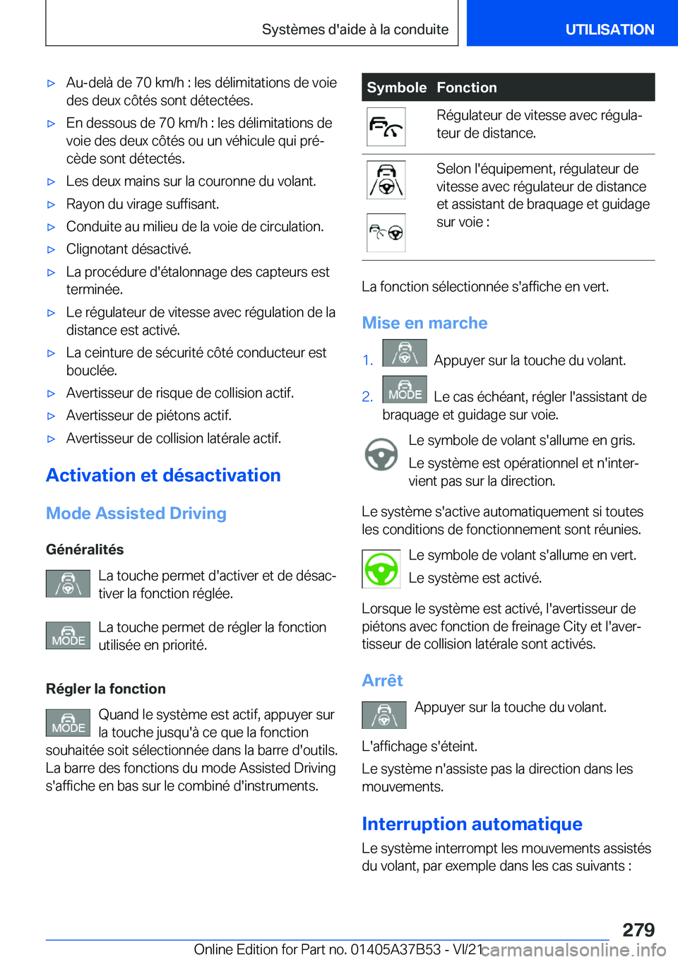 BMW M8 2022  Notices Demploi (in French) 'x�A�u�-�d�e�l�