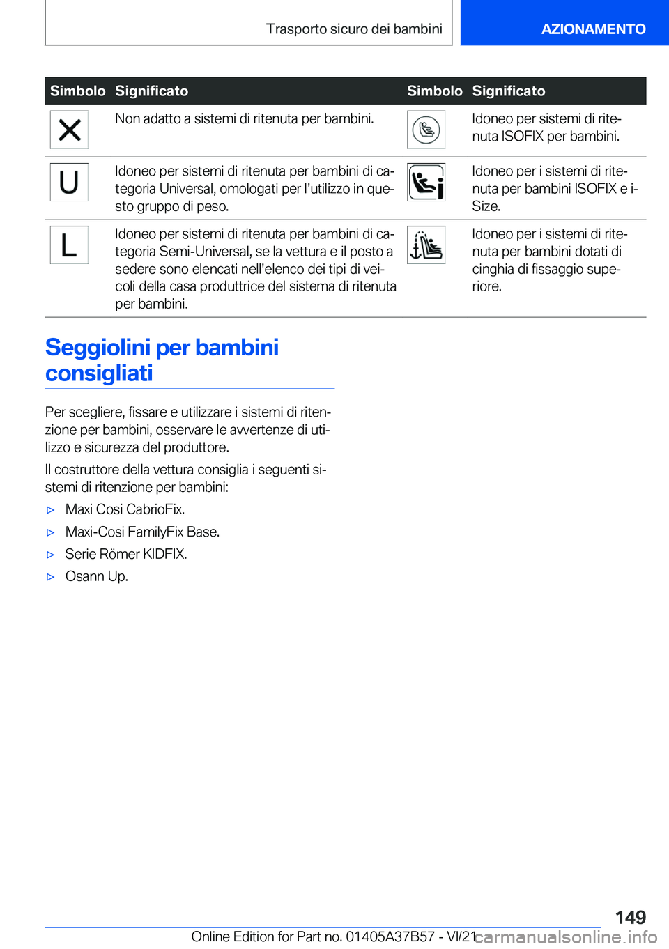 BMW M8 2022  Libretti Di Uso E manutenzione (in Italian) �S�i�m�b�o�l�o�S�i�g�n�i�f�i�c�a�t�o�S�i�m�b�o�l�o�S�i�g�n�i�f�i�c�a�t�o�N�o�n��a�d�a�t�t�o��a��s�i�s�t�e�m�i��d�i��r�i�t�e�n�u�t�a��p�e�r��b�a�m�b�i�n�i�.�I�d�o�n�e�o��p�e�r��s�i�s�t�e�m�i�