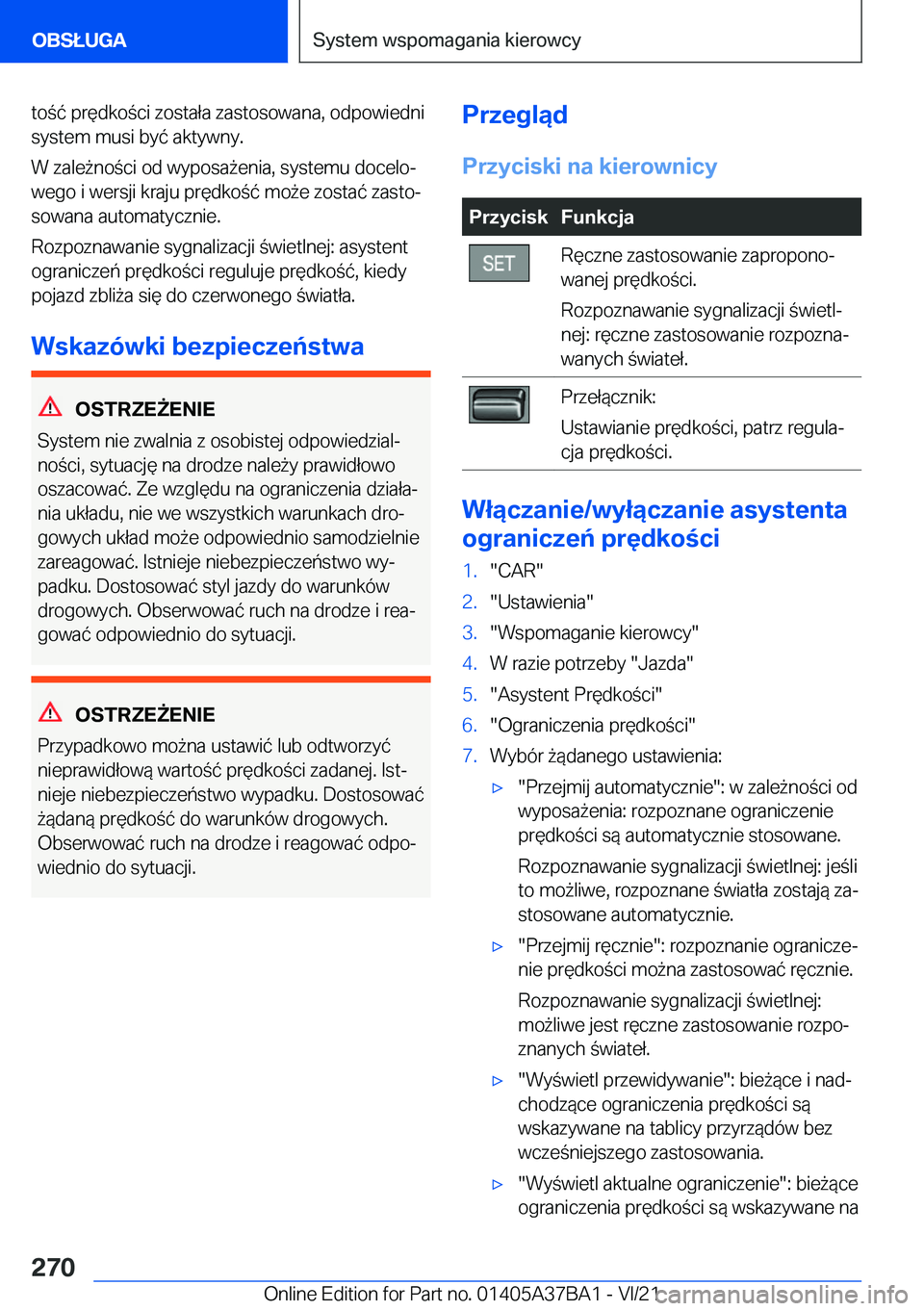 BMW M8 2022  Instrukcja obsługi (in Polish) �t�o�