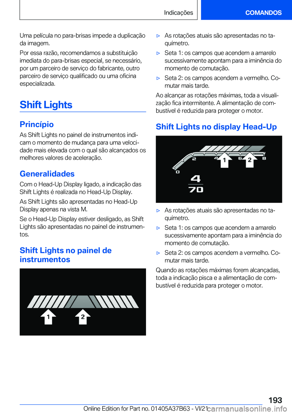 BMW M8 2022  Manual do condutor (in Portuguese) �U�m�a��p�e�l�