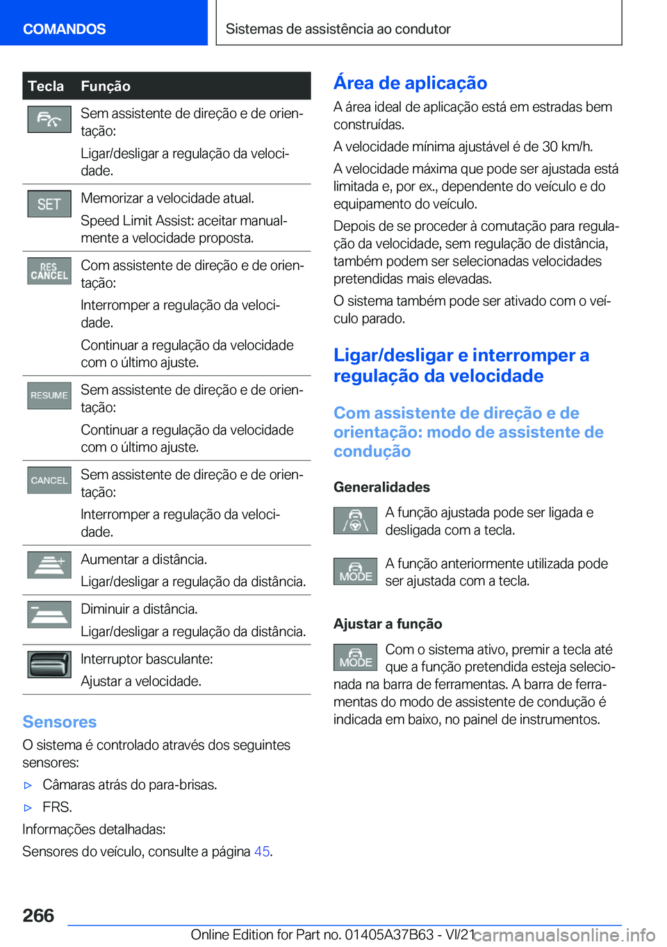 BMW M8 2022  Manual do condutor (in Portuguese) �T�e�c�l�a�F�u�n�