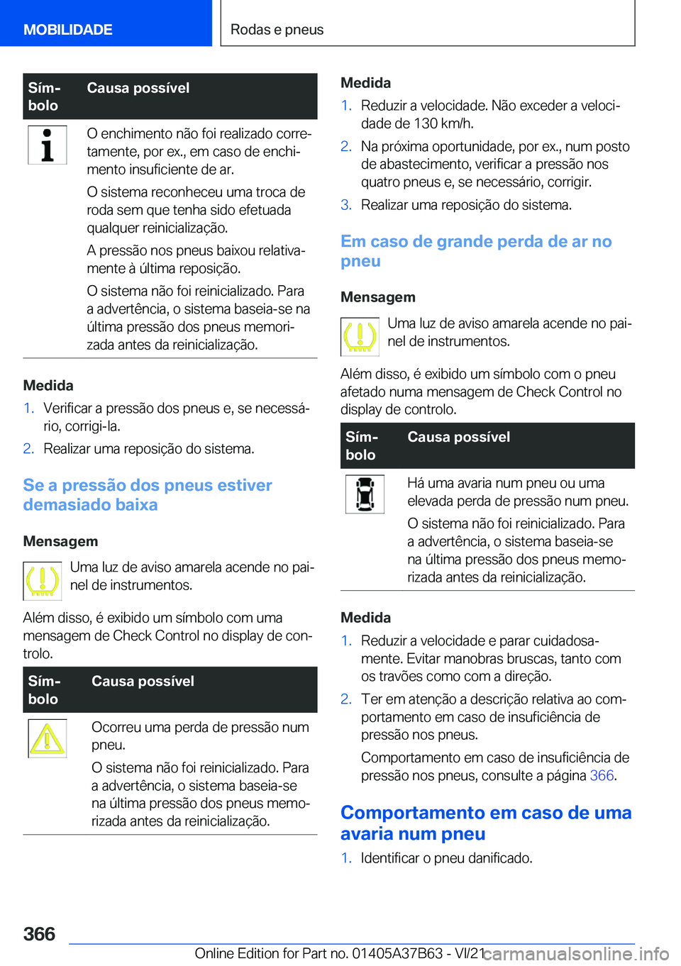 BMW M8 2022  Manual do condutor (in Portuguese) �S�