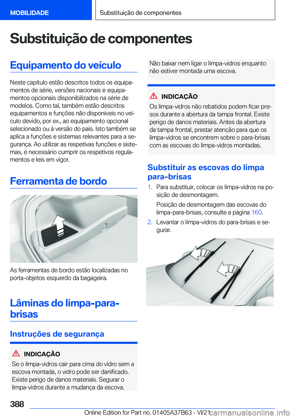 BMW M8 2022  Manual do condutor (in Portuguese) �S�u�b�s�t�i�t�u�i�