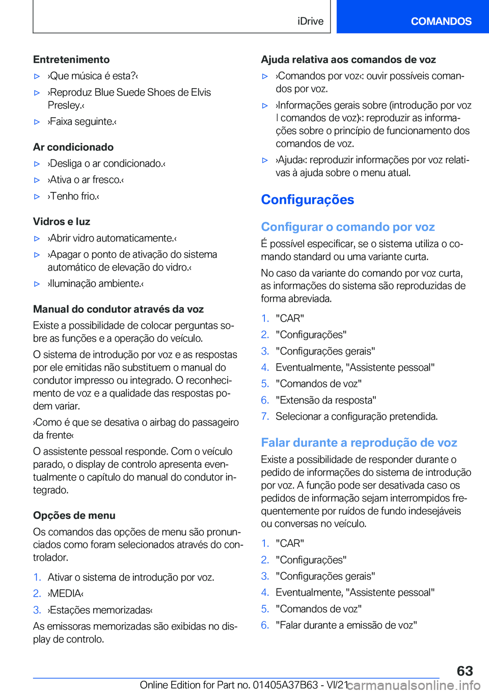 BMW M8 2022  Manual do condutor (in Portuguese) �E�n�t�r�e�t�e�n�i�m�e�n�t�o'x