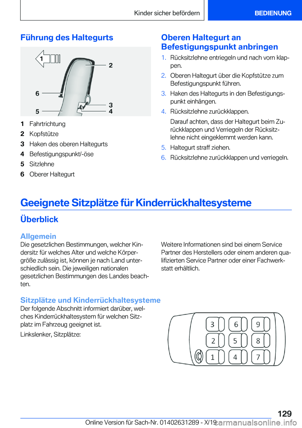 BMW M8 2020  Betriebsanleitungen (in German) �F�