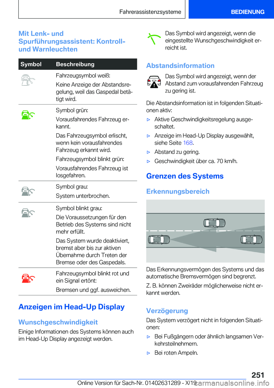BMW M8 2020  Betriebsanleitungen (in German) �M�i�t��L�e�n�k�-��u�n�d
�S�p�u�r�f�