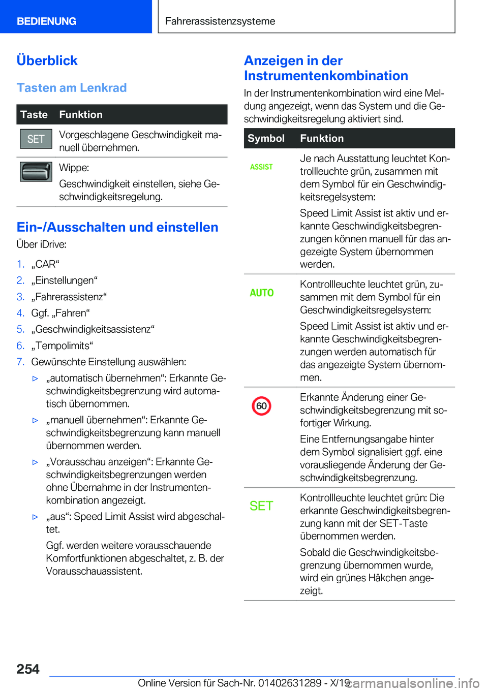 BMW M8 2020  Betriebsanleitungen (in German) �