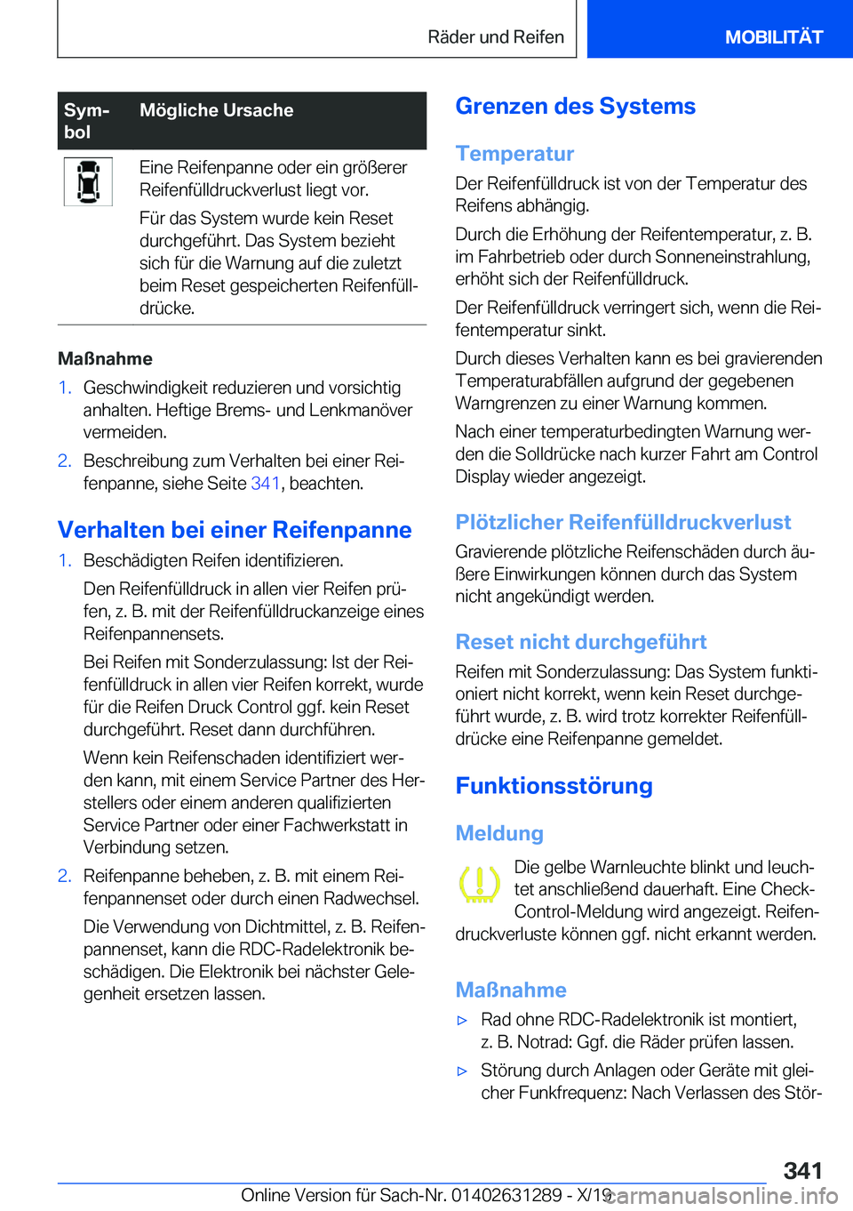 BMW M8 2020  Betriebsanleitungen (in German) �S�y�mj
�b�o�l�M�