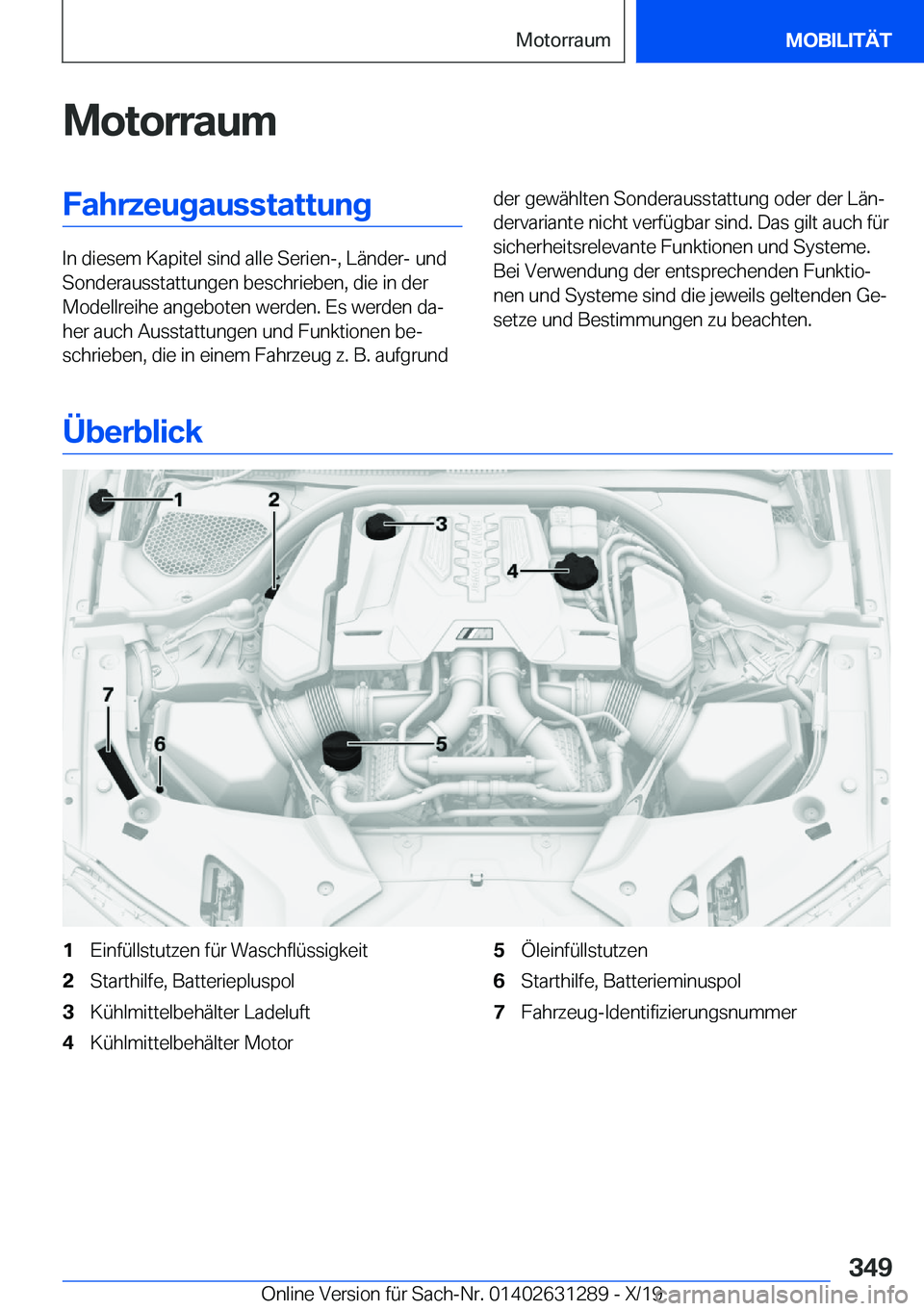 BMW M8 2020  Betriebsanleitungen (in German) �M�o�t�o�r�r�a�u�m�F�a�h�r�z�e�u�g�a�u�s�s�t�a�t�t�u�n�g
�I�n��d�i�e�s�e�m��K�a�p�i�t�e�l��s�i�n�d��a�l�l�e��S�e�r�i�e�n�-�,��L�