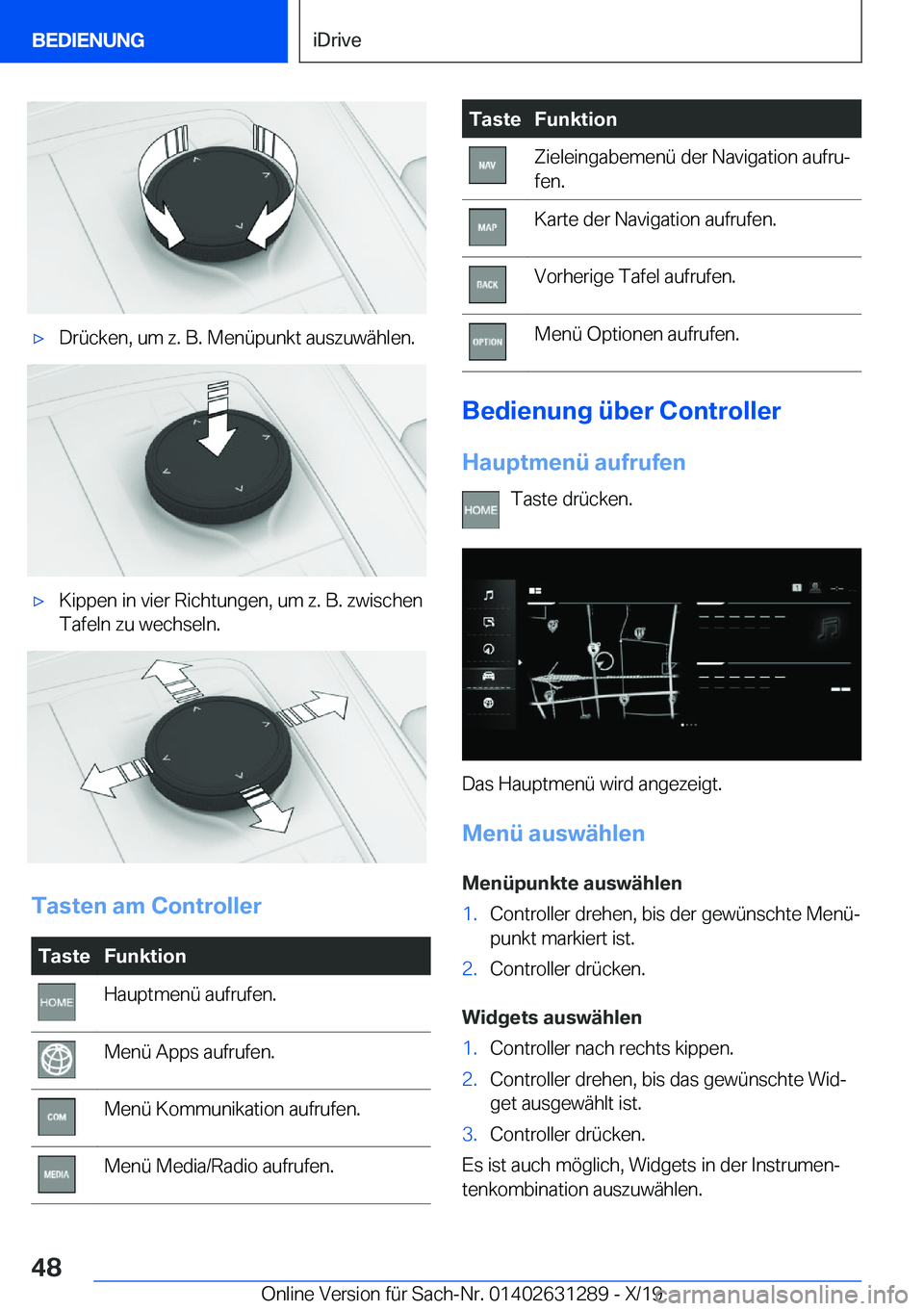 BMW M8 2020  Betriebsanleitungen (in German) 'x�D�r�