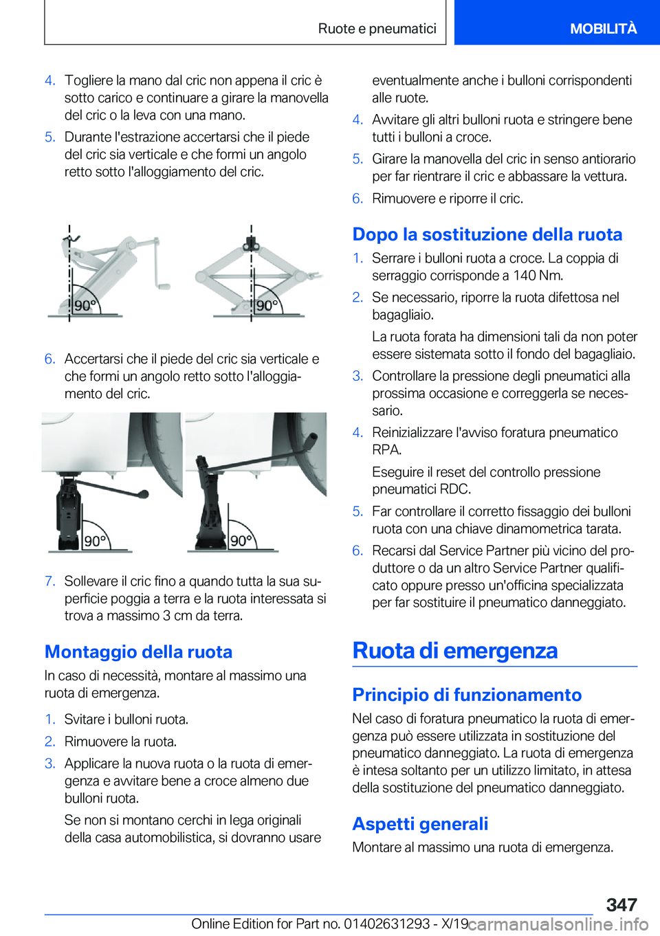 BMW M8 2020  Libretti Di Uso E manutenzione (in Italian) �4�.�T�o�g�l�i�e�r�e��l�a��m�a�n�o��d�a�l��c�r�i�c��n�o�n��a�p�p�e�n�a��i�l��c�r�i�c��è
�s�o�t�t�o��c�a�r�i�c�o��e��c�o�n�t�i�n�u�a�r�e��a��g�i�r�a�r�e��l�a��m�a�n�o�v�e�l�l�a �d�e�l�
