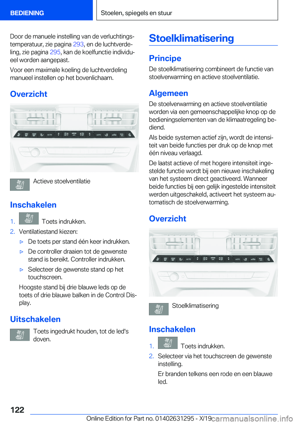 BMW M8 2020  Instructieboekjes (in Dutch) �D�o�o�r��d�e��m�a�n�u�e�l�e��i�n�s�t�e�l�l�i�n�g��v�a�n��d�e��v�e�r�l�u�c�h�t�i�n�g�sj�t�e�m�p�e�r�a�t�u�u�r�,��z�i�e��p�a�g�i�n�a� �2�9�3�,��e�n��d�e��l�u�c�h�t�v�e�r�d�ej
�l�i�n�g�,�
