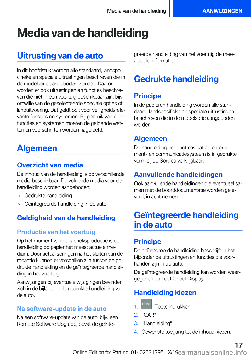 BMW M8 2020  Instructieboekjes (in Dutch) �M�e�d�i�a��v�a�n��d�e��h�a�n�d�l�e�i�d�i�n�g�U�i�t�r�u�s�t�i�n�g��v�a�n��d�e��a�u�t�o
�I�n��d�i�t��h�o�o�f�d�s�t�u�k��w�o�r�d�e�n��a�l�l�e��s�t�a�n�d�a�a�r�d�,��l�a�n�d�s�p�ej�c�i�f�i�e�