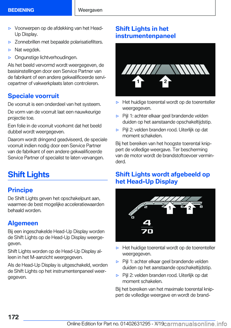 BMW M8 2020  Instructieboekjes (in Dutch) 'x�V�o�o�r�w�e�r�p�e�n��o�p��d�e��a�f�d�e�k�k�i�n�g��v�a�n��h�e�t��H�e�a�d�-
�U�p��D�i�s�p�l�a�y�.'x�Z�o�n�n�e�b�r�i�l�l�e�n��m�e�t��b�e�p�a�a�l�d�e��p�o�l�a�r�i�s�a�t�i�e�f�i�l�t�e�