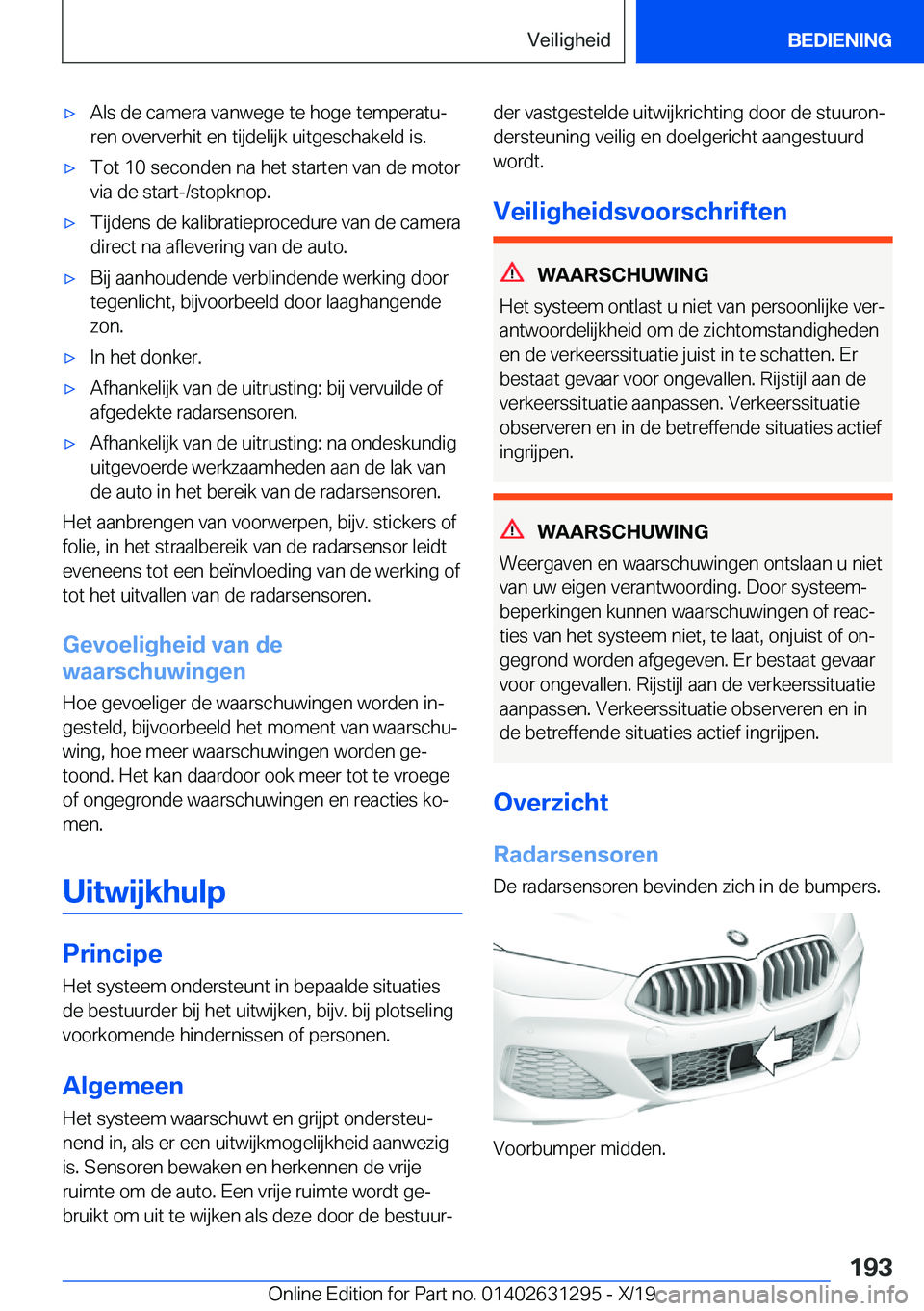 BMW M8 2020  Instructieboekjes (in Dutch) 'x�A�l�s��d�e��c�a�m�e�r�a��v�a�n�w�e�g�e��t�e��h�o�g�e��t�e�m�p�e�r�a�t�uj�r�e�n��o�v�e�r�v�e�r�h�i�t��e�n��t�i�j�d�e�l�i�j�k��u�i�t�g�e�s�c�h�a�k�e�l�d��i�s�.'x�T�o�t��1�0��s�e