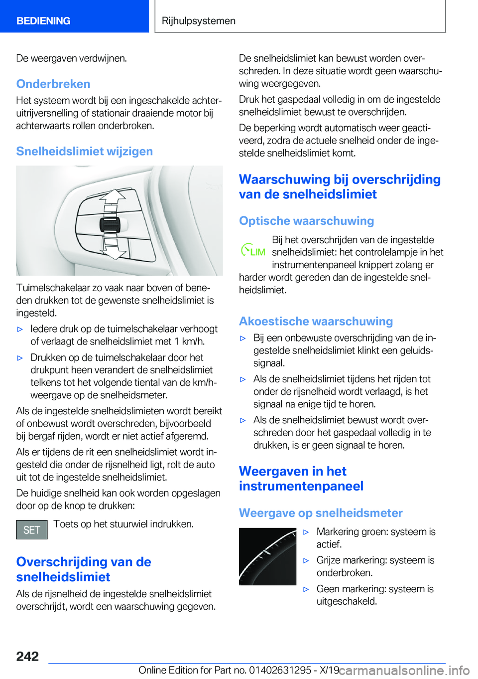 BMW M8 2020  Instructieboekjes (in Dutch) �D�e��w�e�e�r�g�a�v�e�n��v�e�r�d�w�i�j�n�e�n�.
�O�n�d�e�r�b�r�e�k�e�n �H�e�t��s�y�s�t�e�e�m��w�o�r�d�t��b�i�j��e�e�n��i�n�g�e�s�c�h�a�k�e�l�d�e��a�c�h�t�e�rj
�u�i�t�r�i�j�v�e�r�s�n�e�l�l�i�n�
