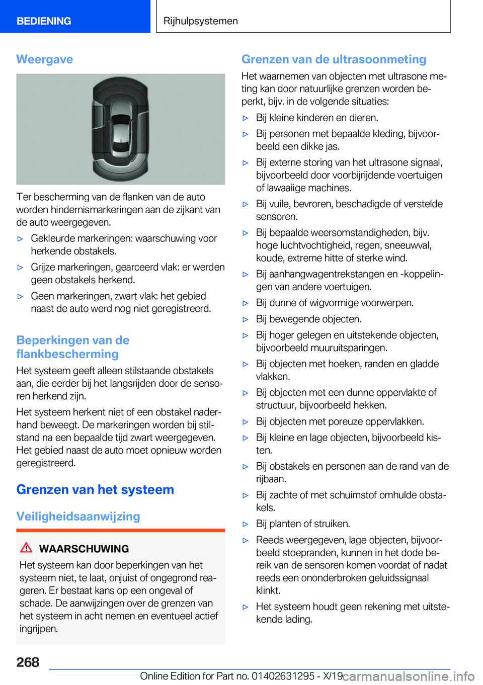 BMW M8 2020  Instructieboekjes (in Dutch) �W�e�e�r�g�a�v�e
�T�e�r��b�e�s�c�h�e�r�m�i�n�g��v�a�n��d�e��f�l�a�n�k�e�n��v�a�n��d�e��a�u�t�o�w�o�r�d�e�n��h�i�n�d�e�r�n�i�s�m�a�r�k�e�r�i�n�g�e�n��a�a�n��d�e��z�i�j�k�a�n�t��v�a�n
�d�e�