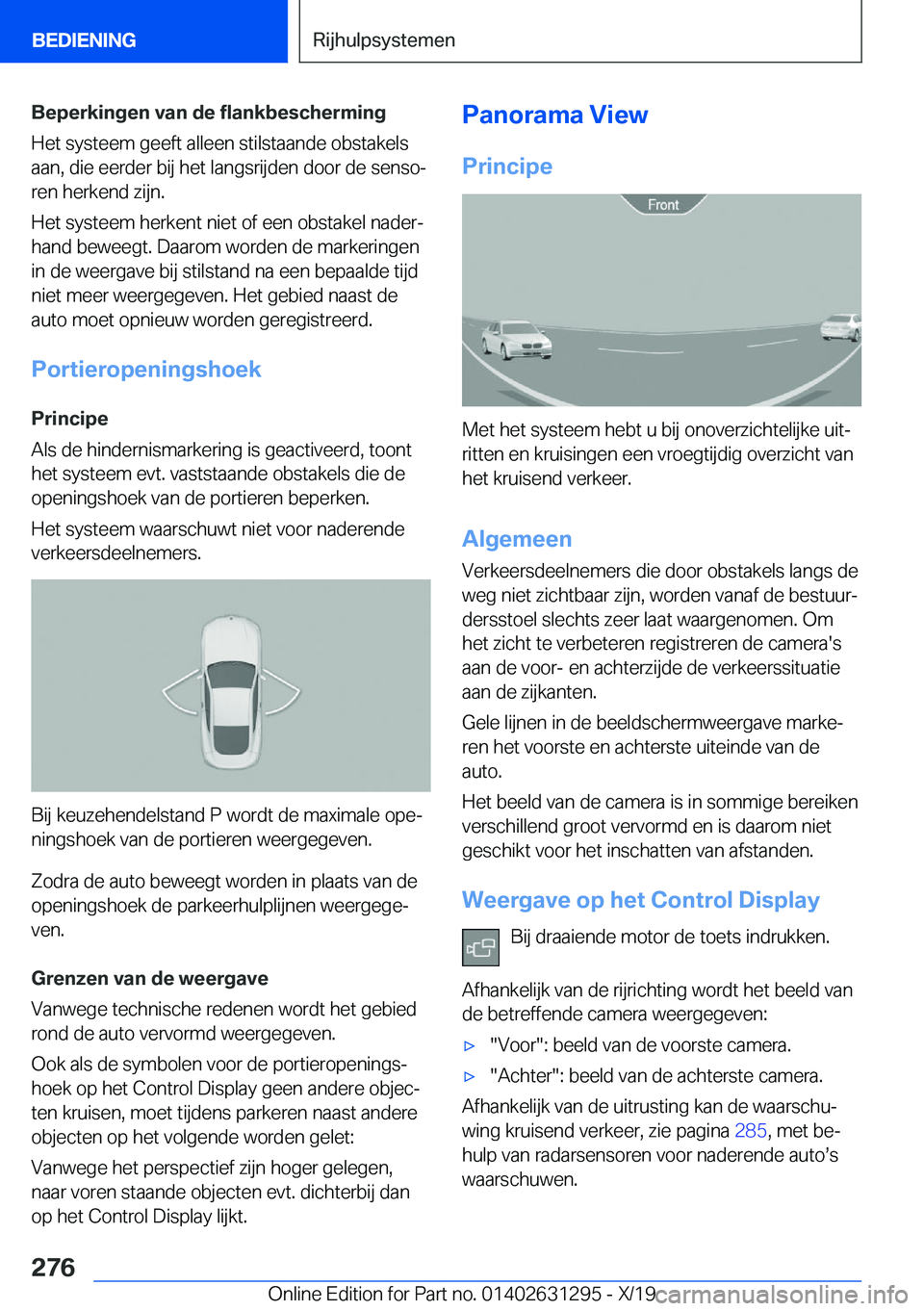 BMW M8 2020  Instructieboekjes (in Dutch) �B�e�p�e�r�k�i�n�g�e�n��v�a�n��d�e��f�l�a�n�k�b�e�s�c�h�e�r�m�i�n�g
�H�e�t��s�y�s�t�e�e�m��g�e�e�f�t��a�l�l�e�e�n��s�t�i�l�s�t�a�a�n�d�e��o�b�s�t�a�k�e�l�s �a�a�n�,��d�i�e��e�e�r�d�e�r��b�i