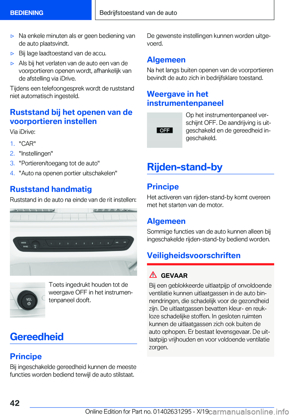 BMW M8 2020  Instructieboekjes (in Dutch) 'x�N�a��e�n�k�e�l�e��m�i�n�u�t�e�n��a�l�s��e�r��g�e�e�n��b�e�d�i�e�n�i�n�g��v�a�n�d�e��a�u�t�o��p�l�a�a�t�s�v�i�n�d�t�.'x�B�i�j��l�a�g�e��l�a�a�d�t�o�e�s�t�a�n�d��v�a�n��d�e��a�c