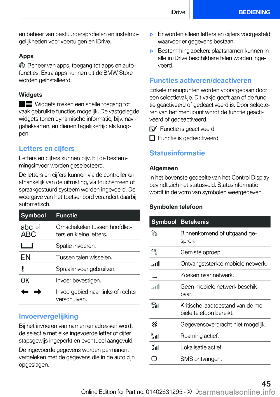 BMW M8 2020  Instructieboekjes (in Dutch) �e�n��b�e�h�e�e�r��v�a�n��b�e�s�t�u�u�r�d�e�r�s�p�r�o�f�i�e�l�e�n��e�n��i�n�s�t�e�l�m�oj�g�e�l�i�j�k�h�e�d�e�n��v�o�o�r��v�o�e�r�t�u�i�g�e�n��e�n��i�D�r�i�v�e�.
�A�p�p�s
���B�e�h�e�e�r��v