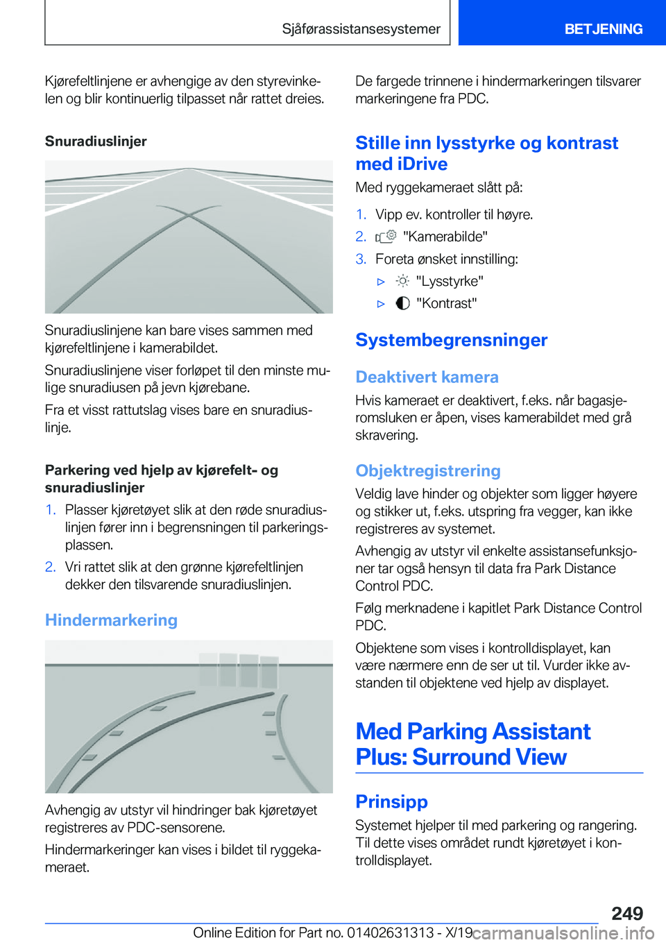 BMW M8 2020  InstruksjonsbØker (in Norwegian) �K�j�