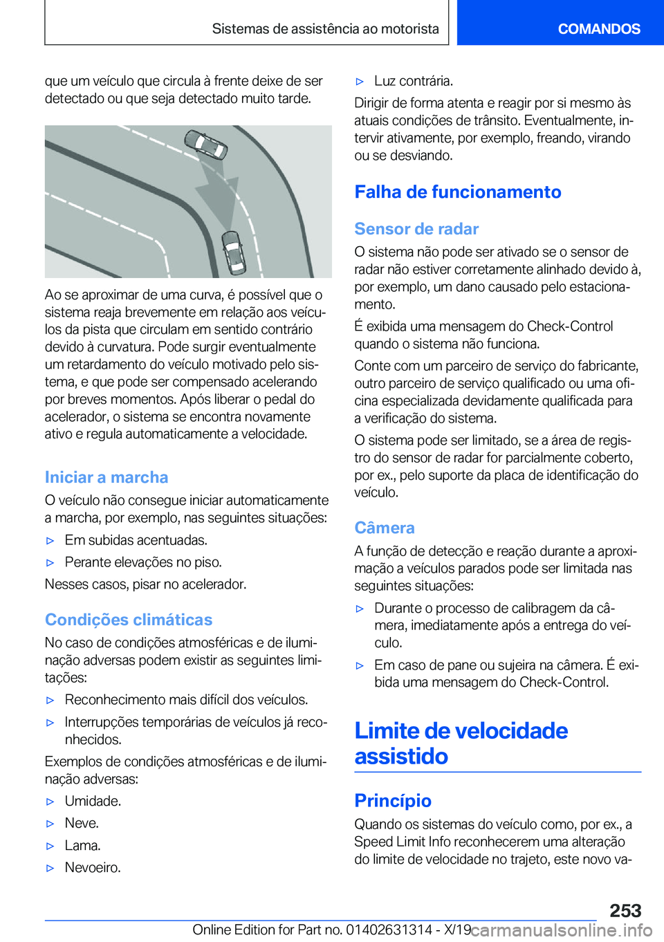 BMW M8 2020  Manual do condutor (in Portuguese) �q�u�e��u�m��v�e�