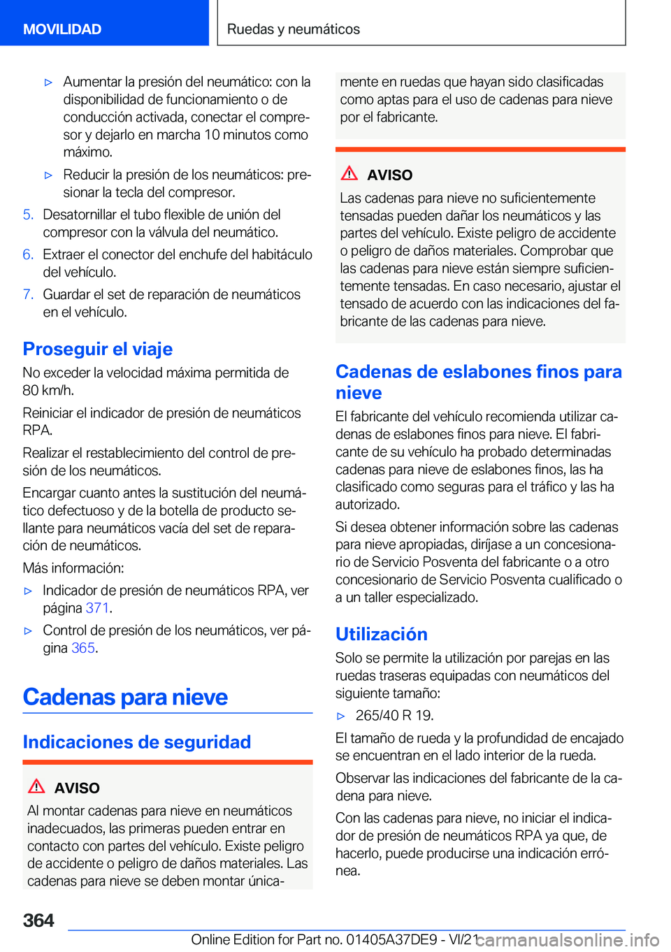 BMW M8 GRAN COUPE 2022  Manuales de Empleo (in Spanish) x�A�u�m�e�n�t�a�r��l�a��p�r�e�s�i�
