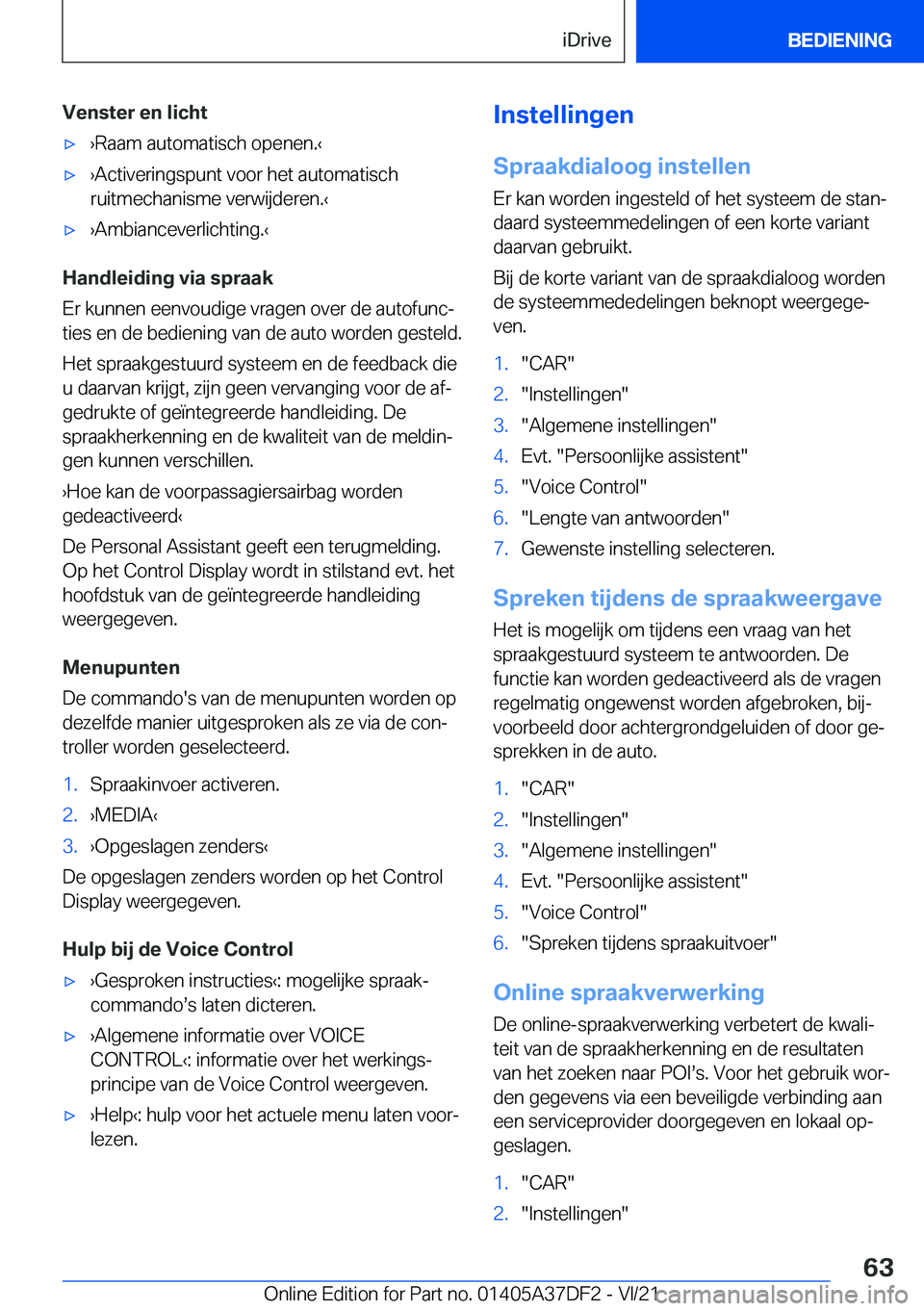 BMW M8 GRAN COUPE 2022  Instructieboekjes (in Dutch) �V�e�n�s�t�e�r��e�n��l�i�c�h�t'x