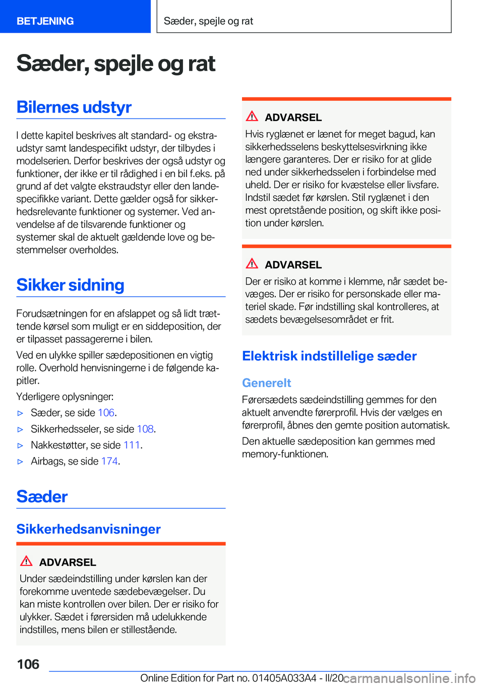 BMW M8 GRAN COUPE 2020  InstruktionsbØger (in Danish) �S�æ�d�e�r�,��s�p�e�j�l�e��o�g��r�a�t�B�i�l�e�r�n�e�s��u�d�s�t�y�r
�I��d�e�t�t�e��k�a�p�i�t�e�l��b�e�s�k�r�i�v�e�s��a�l�t��s�t�a�n�d�a�r�d�-��o�g��e�k�s�t�r�aj
�u�d�s�t�y�r��s�a�m�t��l�